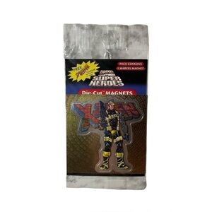 Vintage 1996 Marvel Comics X-Men Cable Die-Cut Magnet – Sealed